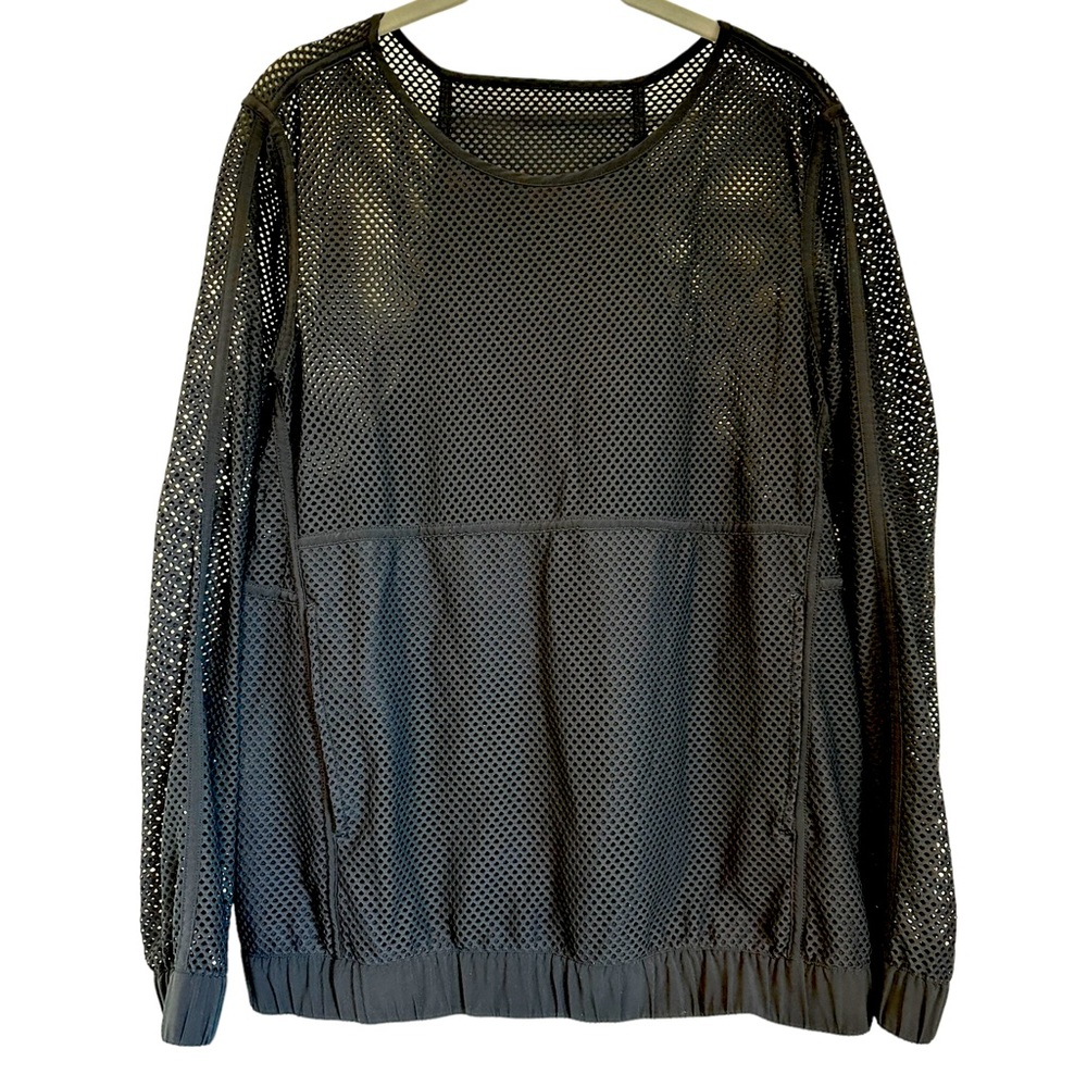 Lululemon Black Mesh Pullover